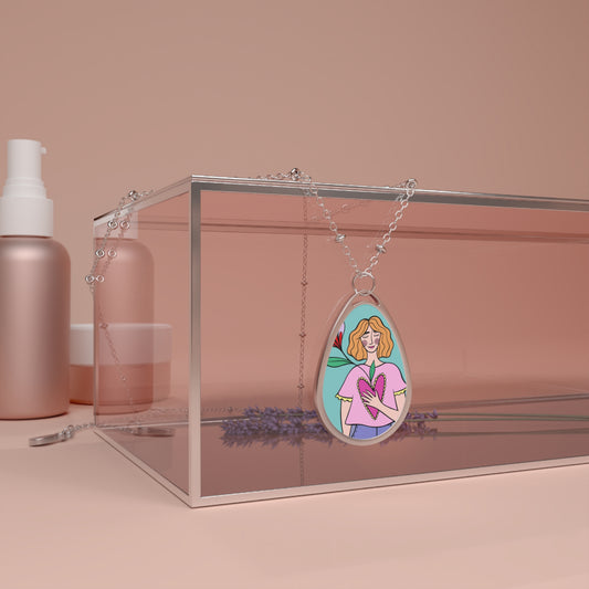 Heartfelt Love Oval Necklace X MQI