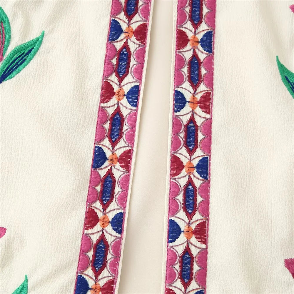 Lilium embroidered jacket