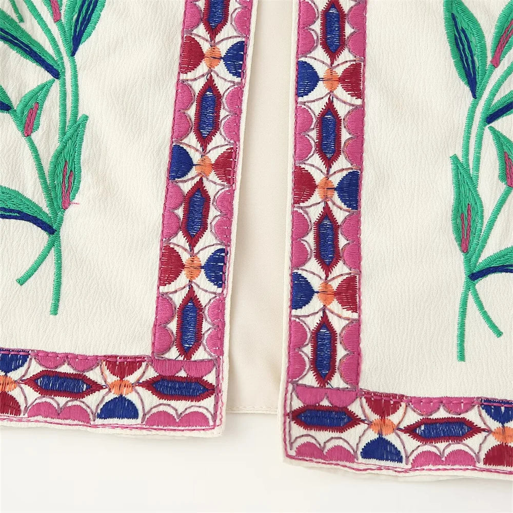 Lilium embroidered jacket