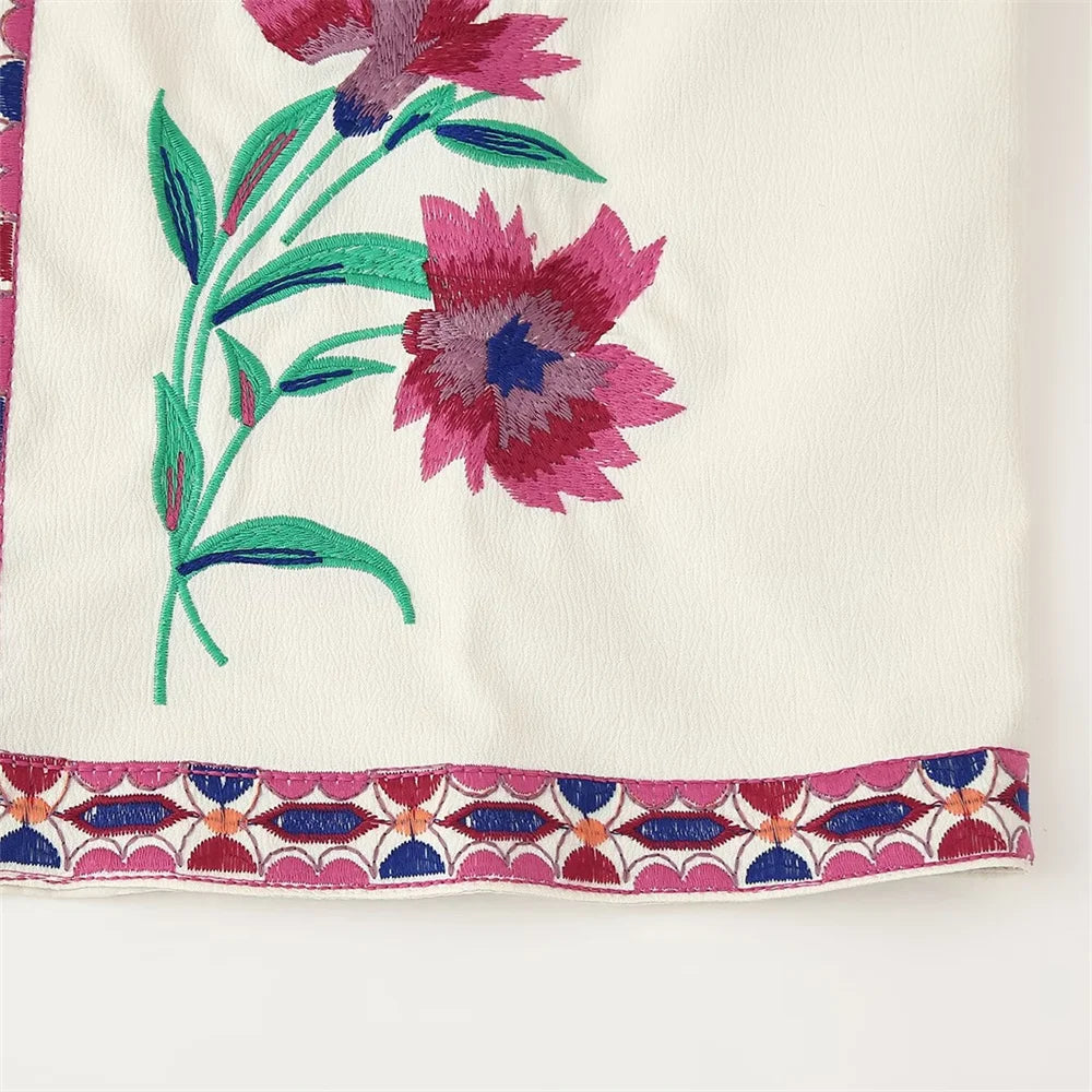 Lilium embroidered jacket