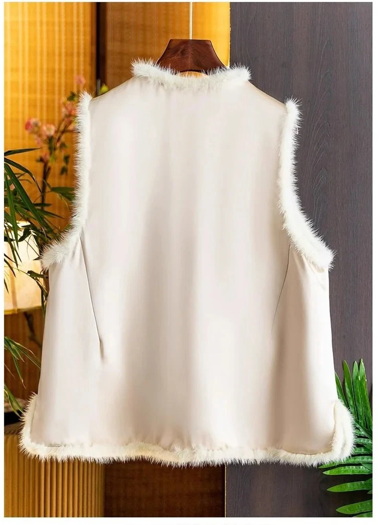 Luxury Satin Vest Embroidery