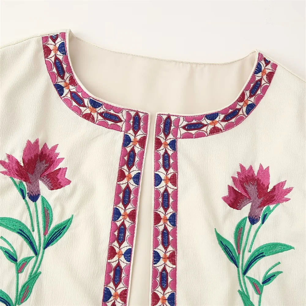 Lilium embroidered jacket